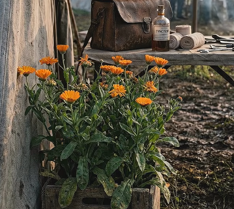 How did Calendula heal Civil War wounds