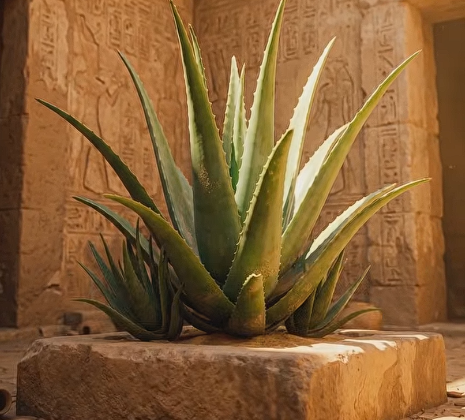 How did aloe heal ancient pharaohs